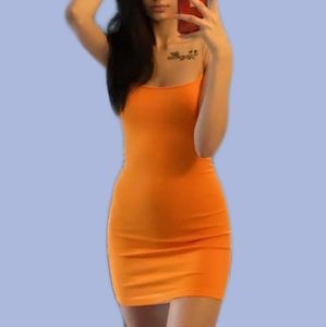 Orange Zara Dress